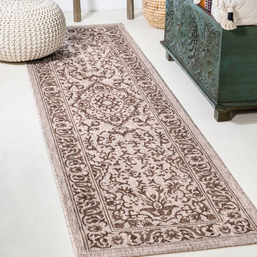 Jerash Ornate Medallion Indoor/outdoor Area Rug